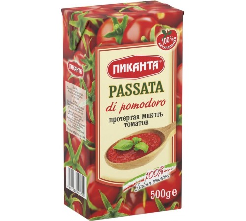 Протертая мякоть томатов Пиканта Passata di pomodoro (500 гр)