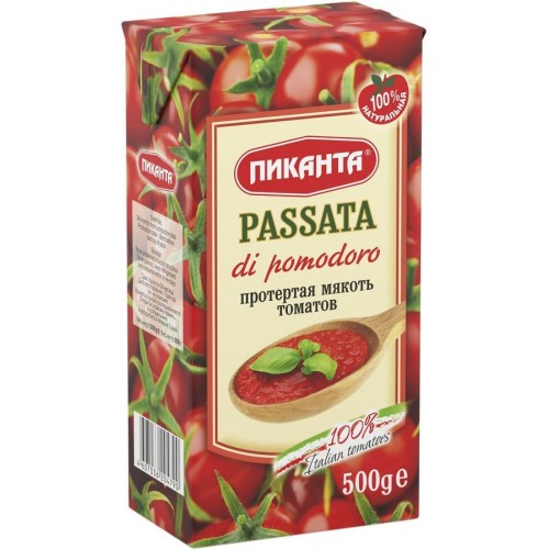 Протертая мякоть томатов Пиканта Passata di pomodoro (500 гр)
