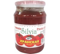 Томатная паста Иранская Silvia 28% (740 гр) ст/б