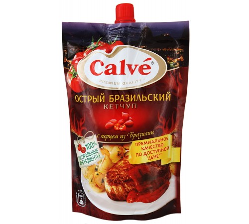 Кетчуп Calve Острый Бразильский (350 гр)