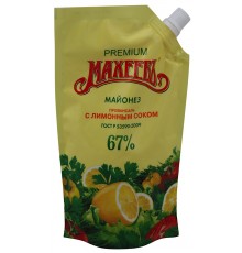 Майонез Махеевъ Провансаль С лимонным соком 67% (400 мл) д/п