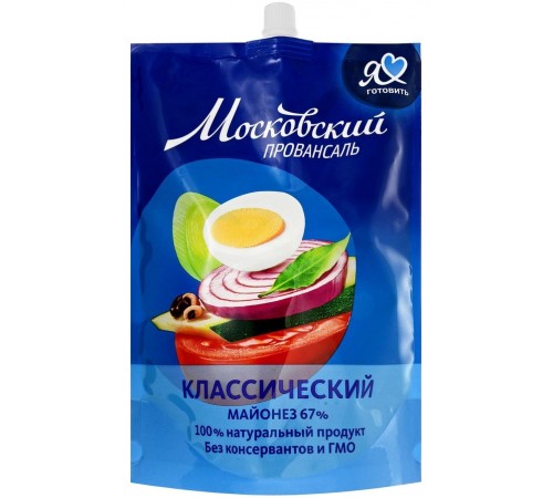 Майонез Московский провансаль Классический 67% (700 мл) д/п