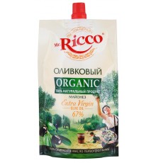 Майонез Mr.Ricco Organic Оливковый 67% Extra Virgin (220 мл)