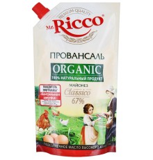 Майонез Mr.Ricco Organic Провансаль 67% Classico (400 мл)