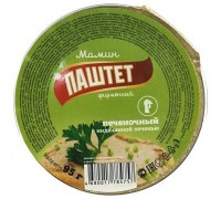 Паштет Мамин печеночный с индюшиной печенью (95 гр) ж/б