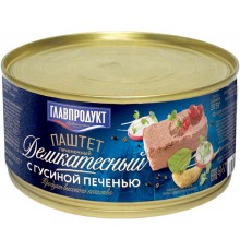 Паштет Главпродукт Деликатесный из гусиной печен (315 гр)