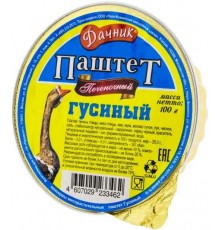 Паштет Дачник печеночный Гусиный (100 гр)