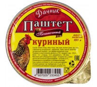Паштет печеночный Куриный Дачник (100 гр)