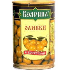 Оливки Бояринъ с косточкой (314 мл) ж/б
