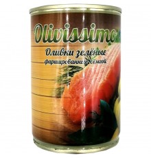Оливки с семгой Olivissimo (280 гр)