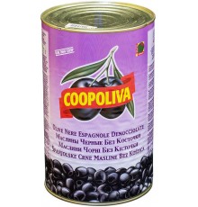Маслины Coopoliva Испанские черные б/к (4.3 кг)