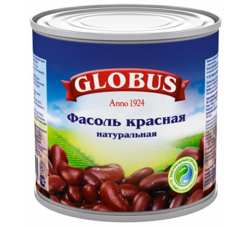 Фасоль Globus Красная натуральная (425 мл)