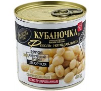 Фасоль Кубаночка белая (400 гр) ж/б