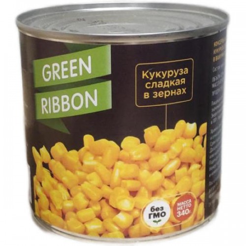 Кукуруза сладкая Green Ribbon (425 мл) ж/б
