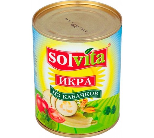 Икра кабачковая Solvita (360 гр)