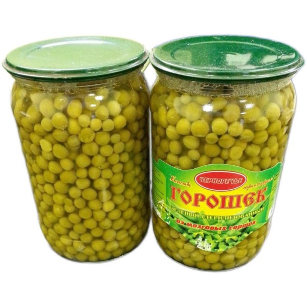 Горошек зеленый Черноречье (650 гр) cт/б Горошек зеленый Черноречье (650 гр) cт/б