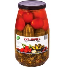 Ассорти из томатов и огурцов Кубаночка (1.5 кг)
