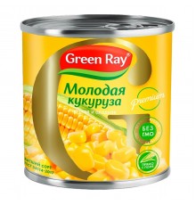 Кукуруза сладкая Green Ray Деликатесная (425 гр)