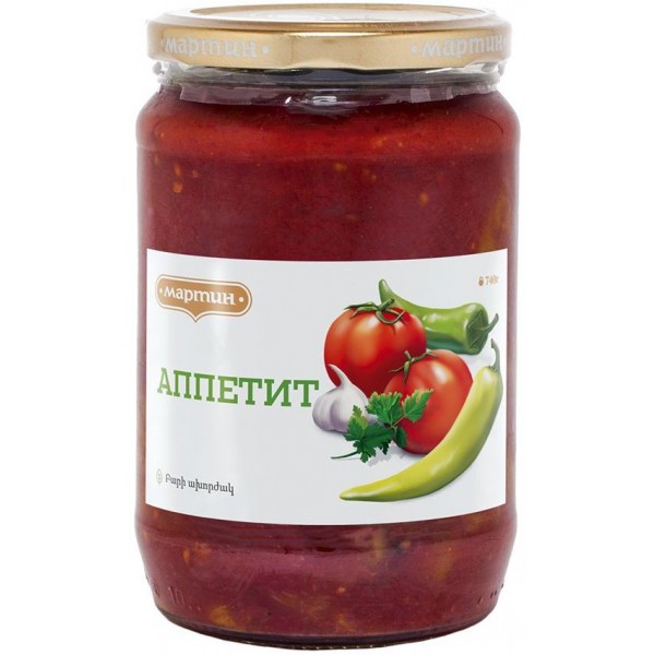 Соус томатный Мартин Аппетит (740 гр) Соус томатный Мартин Аппетит (740 гр)