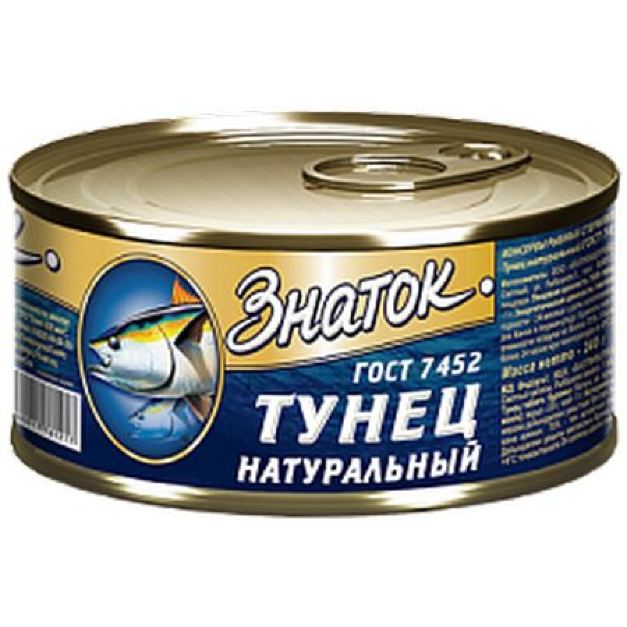 Тунец натуральный Знаток (240 гр)