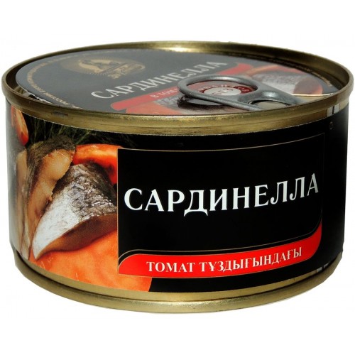 Сардинелла За Родину в томатном соусе (185 гр) ж/б ключ