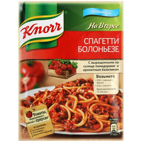 Смесь на второе Knorr Спагетти болоньезе (25 гр)
