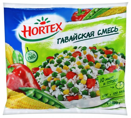 Смесь Гавайская Hortex замороженная (400 гр)