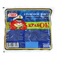 Крабовое мясо Vici КрабОК (200 гр)