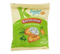 Сухарики Кириешки Light Сметана с зеленью (33 гр)