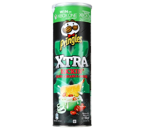 Чипсы Pringles XTRA Сметана и Лук (150 гр)