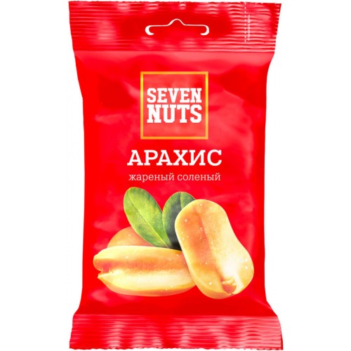 Арахис Seven Nuts жареный соленый (50 гр)