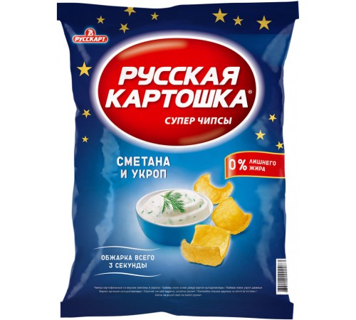 Чипсы Русская картошка в ассортименте (80 гр)