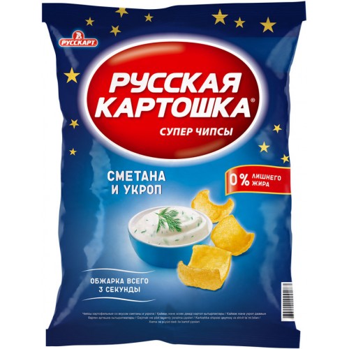 Чипсы Русская картошка в ассортименте (80 гр)
