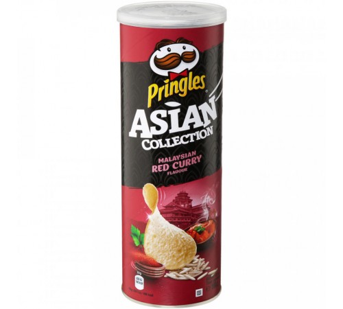 Чипсы Pringles Малазийский красный карри (160 гр)