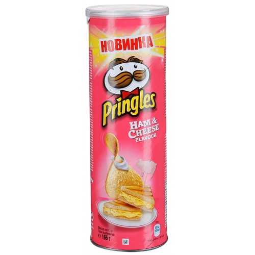 Чипсы Pringles Ветчина и сыр (165 гр)
