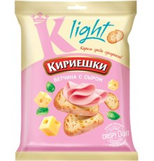 Сухарики Кириешки Light Ветчина с сыром (80 гр)
