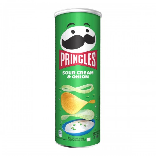 Чипсы Pringles Сметана и Лук (165 гр)