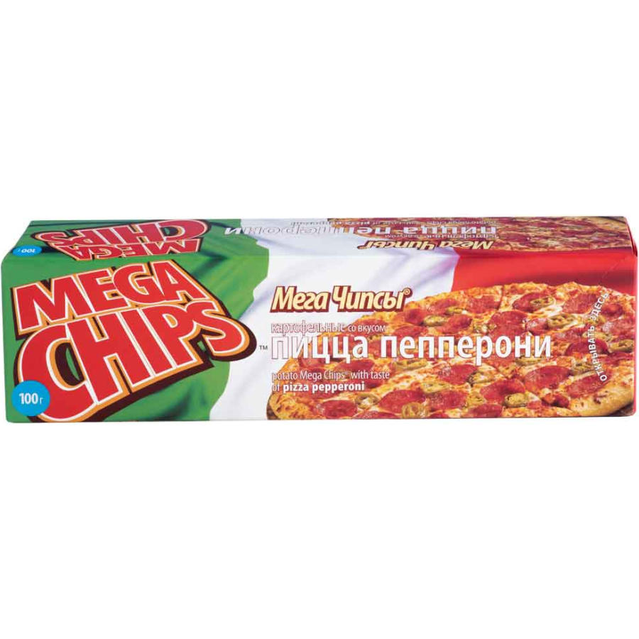 Pizza chip. Мега чипсы 100гр. Чипсы Mega 100гр.. Мега чипсы пицца. Пицца пепперони и чипсы.