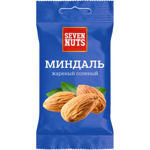 Миндаль Seven Nuts жареный соленый (50 гр)