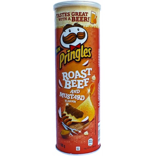 Чипсы Pringles Ростбиф и горчица (165 гр)