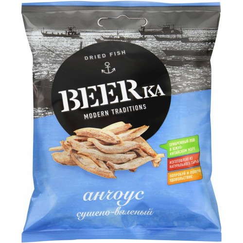 Анчоус сушёно-вяленый Beerka (25 гр)