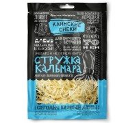 Кальмары стружка соленая Клинские снеки (40 гр)