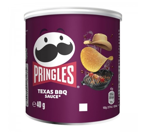 Чипсы картофельные Pringles Texas BBQ Sauce (40 гр)