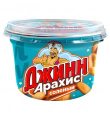 Арахис жареный Джинн солёный (130 гр) пл/стакан