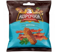 Сухарики ржаные Три корочки со вкусом бекона (40 гр)
