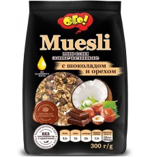 Мюсли ОГО! запеченные с шоколадом и орехом (300 гр)
