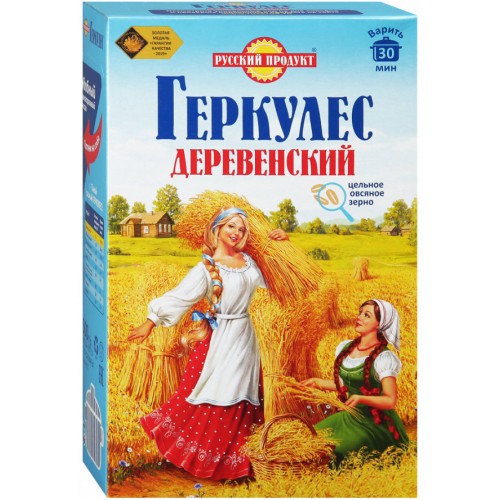 Крупа овсяная Геркулес Деревенский (500 гр)