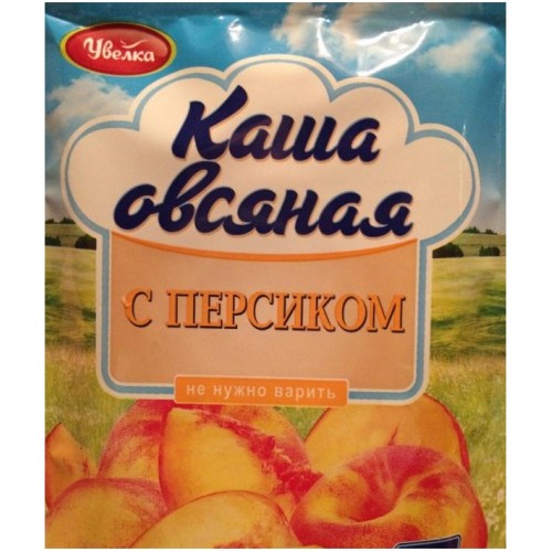 Каша Увелка Овсяная с персиком (40 гр)