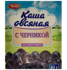 Каша Увелка Овсяная с черникой (40 гр)