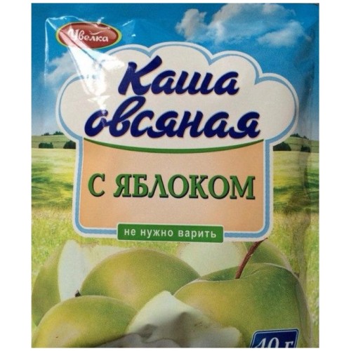 Каша Увелка Овсяная с яблоком (40 гр)